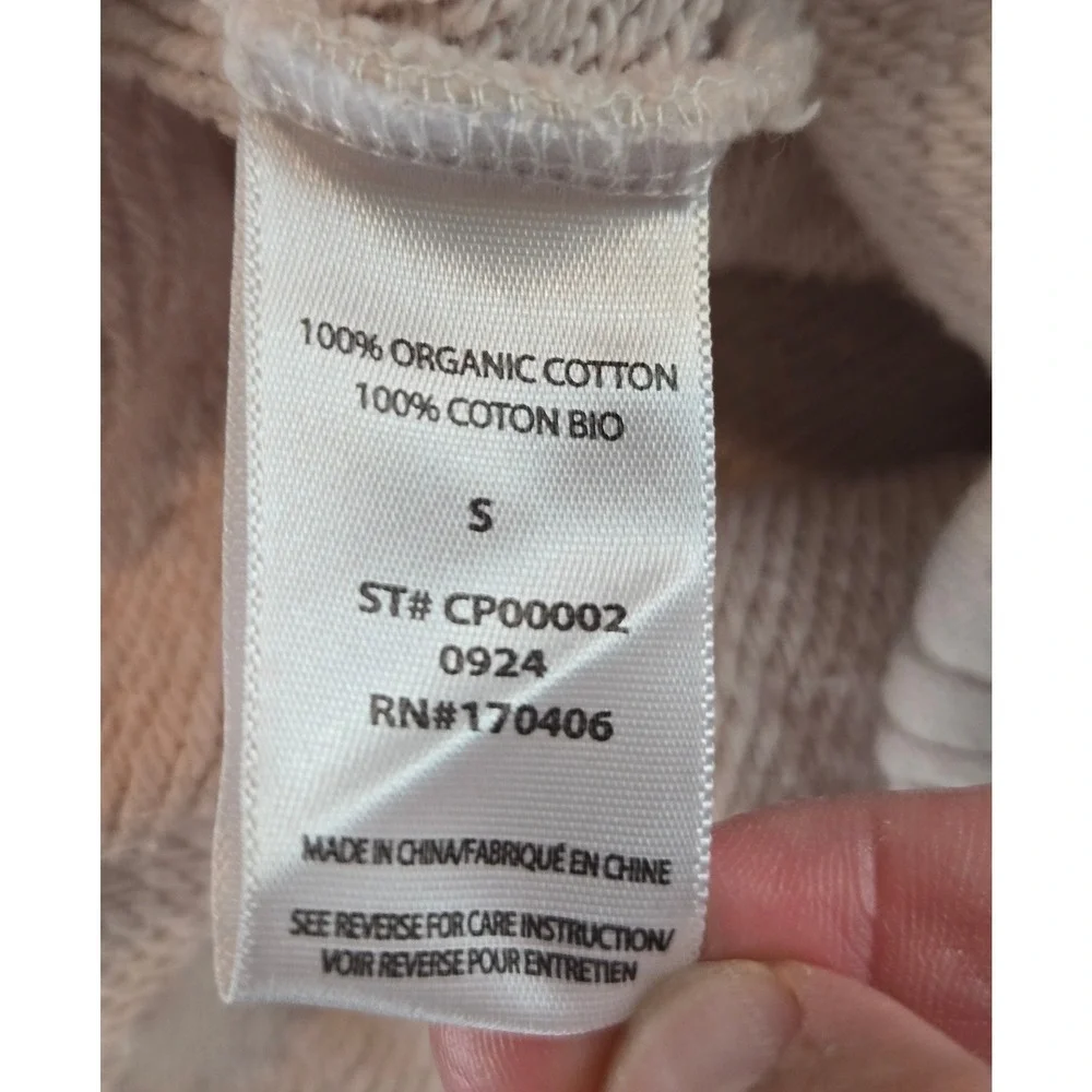 Elwood Core Sweatpants Mens S Pink Heathered Organic Cotton Straight Leg CP00002